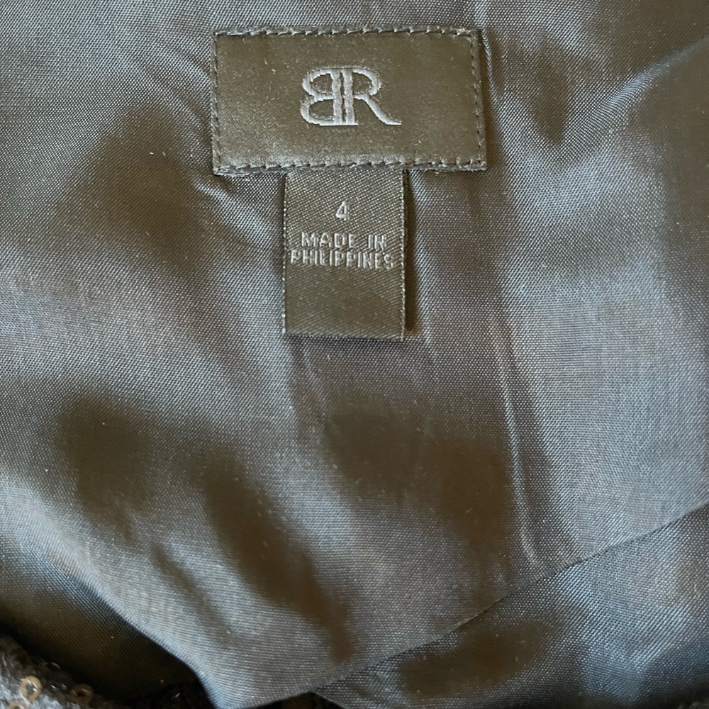 Banana Republic Sequin Blazer Black 4 - Picture 3 of 6